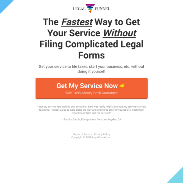 Copy and Paste Legal Funnel Into Your Own Account